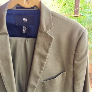Olive Suit Jacket & Pants